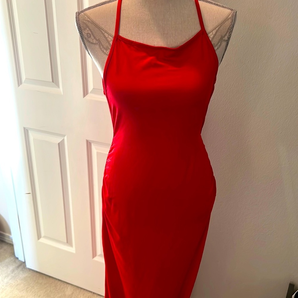 Stunning Red Fitted Gown